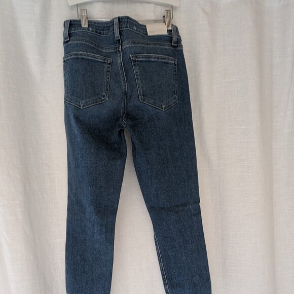 PAIGE Verdugo Ripped Raw Hem Skinny Jeans (Jules) - Picture 4 of 7